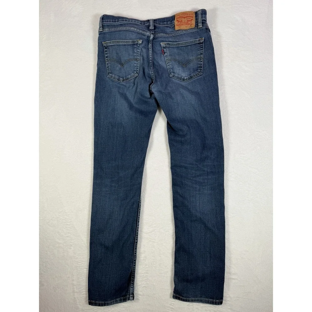 Levi's 511‎ Slim Fit Jeans W32 L32 Medium Wash Stretch Denim Men's